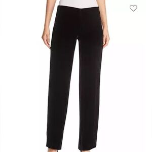 Elie Tahari Women's deep blue Velvet straight Pants Size 12